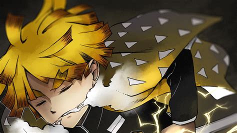 Demon Slayer Zenitsu Agatsuma With Yellow Hair Hd Anime Wallpapers Hd