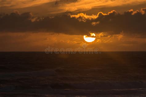 Sunset At Muriwai Beach Stock Photo Image Of Beach Water 27177448