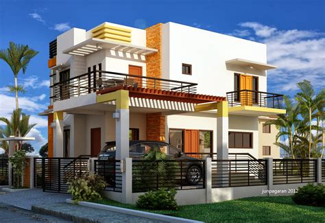 Dengan desain pagar rumah minimalis akan menambah. Model Rumah Mewah 2 Lantai Bergaya Minimalis |Dirumahku.com