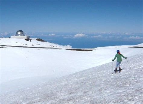 Snow Skiing On Mauna Kea Big Island Hawaii Snow Skiing Hawaii Island