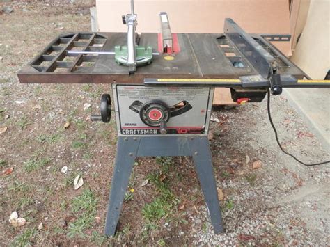 10 Craftsman Table Saw With Cast Iron Table Extensions Parksville Nanaimo