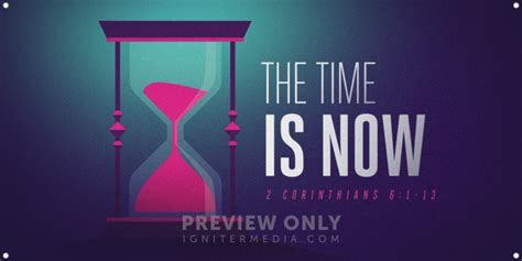 The Time Is Now Print Ready Horizontal Banners Igniter Media