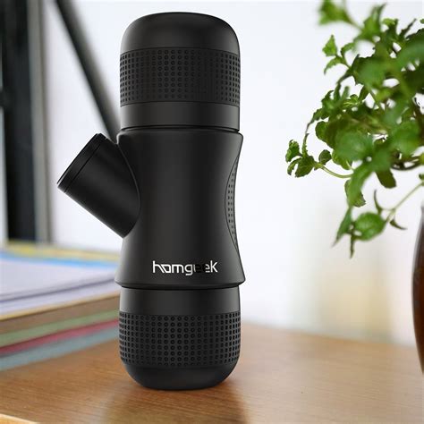 Thankfully, mine works without a laptop battery getting charged. Homgeek Mini Espresso Maker Portable Compact Coffee and ...