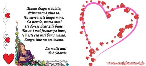 Doua poezii scurte de ziua mamei, 8 martie. Mesaje Frumoase - Mesaje Frumoase 8 Martie - Mama draga si ...