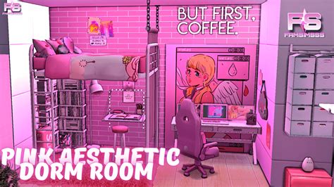 Sims 4 Pink Aesthetic Dorm Room Cc Download Here The Sims Book