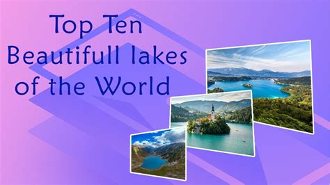 Top 10 Largest Lakes In The World Youtube