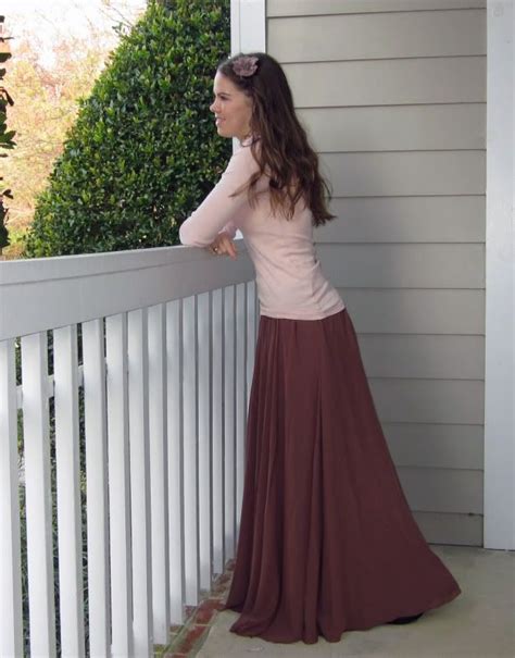 Elegant And Free Flowing Definitely A Great Way To Instill Modest Dress Habits In Younger Women