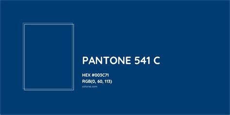 About Pantone 541 C Color Color Codes Similar Colors And Paints