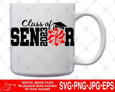 Senior 2023 Svg Class Of 2023 2023 Graduate Cheer Svg Etsy