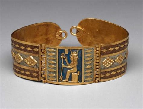 I don't even think half of the main. theancientwayoflife: "~Bracelet with image of Hathor ...