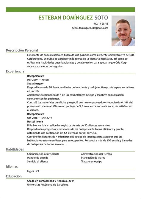 Ejemplo de curriculum vitae vigente en la reoública del paraguay. Currículum Moderno: Consejos y 16 Plantillas para Descargar