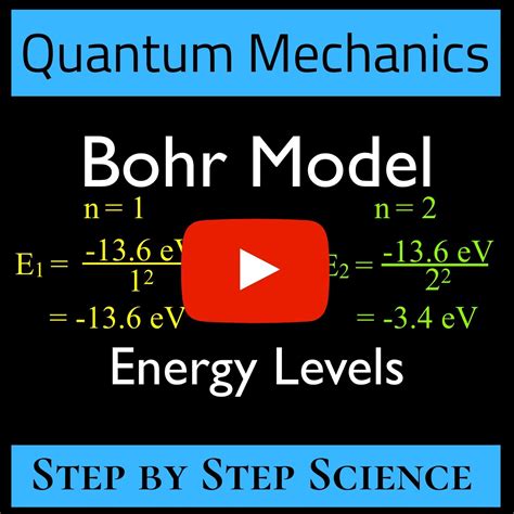 Quantum Mechanics Bohr Model Energy Level Derivation And Calculations