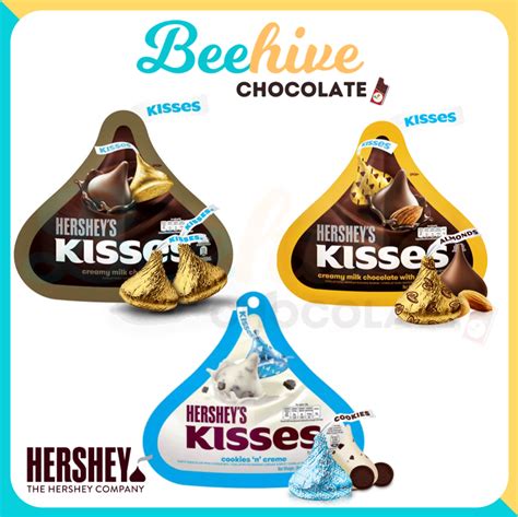 Hersheys Kisses Chocolate Creamy Milk Almond Cookies N Creme 146g