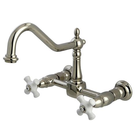 Here, your favorite looks cost less than you thought possible. Kingston Brass Heritage 2-Handle Wall-Mount Standard ...