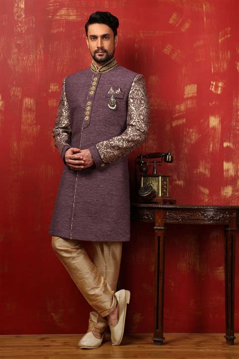 Kcrt2038 Sherwani Indian Men Fashion Wedding Sherwani