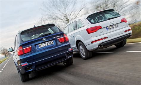 Рейтинг модели — 4.8 / 5. Vergleich SUV: Audi Q7 4.2 TDI quattro gegen BMW X5 M50d
