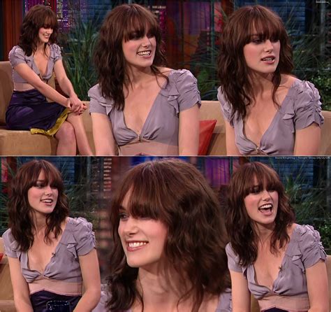 Naked Keira Knightley In The Tonight Show With Jay Leno
