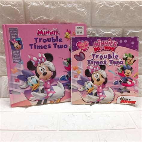 Minnie Mouse Trouble Times Two Sticker Board Book Set Hobbies And Toys