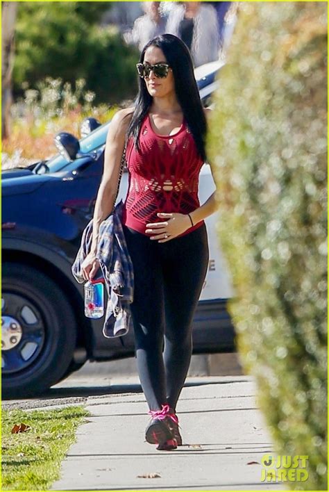 Nikki Bella Rubs Her Belly After Announcing She S Pregnant Photo 4425834 Pregnant