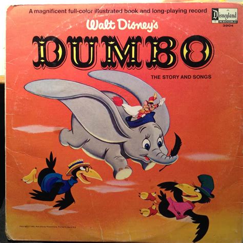 Walt Disney Story And Song Dumbo Lp Usedverygooddisney 3904 Canada