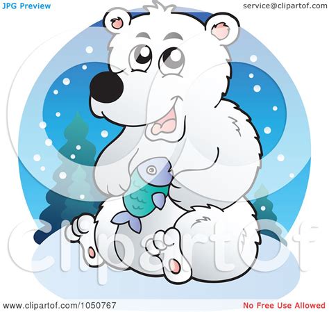 Royalty Free Rf Clip Art Illustration Of A Polar Bear