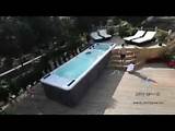 Jamaican Extreme Swim Spa Hot Tub Pictures