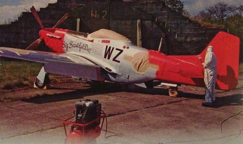 Put your duties and responsibilities hollywood history: Red Tails Movie,the painter prepares the replica P-51 for ...