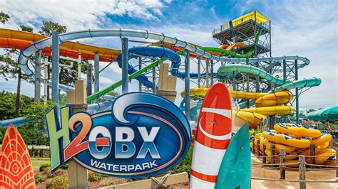 All Water Slides At H2obx Water Park Outer Banks Nc Youtube