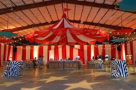 circus themed big top event — janet makrancy s weddings and parties big top carnival party event