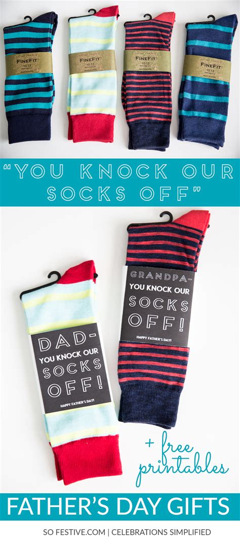 To knock someone's socks off is to impress them. "You Knock Our Socks Off" Father's Day Gift Idea | Cool ...