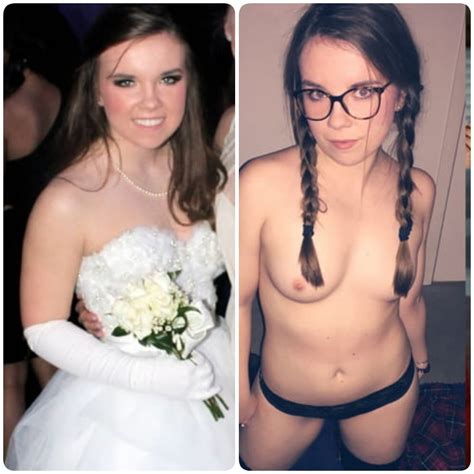 Porn Pics Brides Exposed Dressed And Undressed Before After