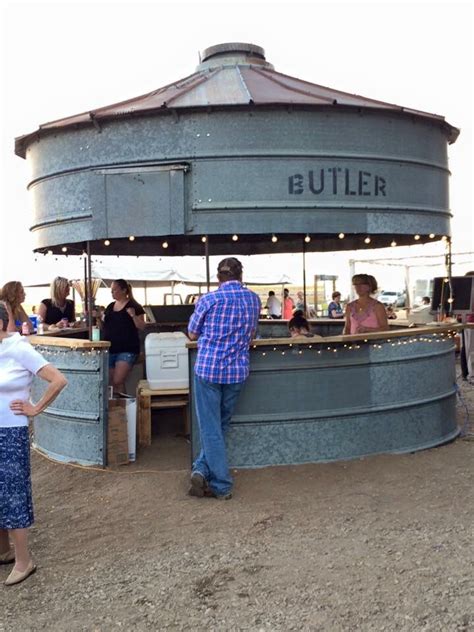 Americana Plus Country Bar Outdoor Kitchen Silo House