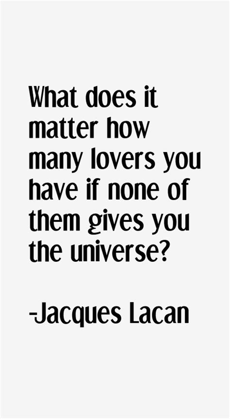 Jacques Lacan Quotes And Sayings