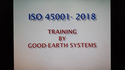 Any organization seeking certification to iso 45001 will need to have a healthy and engaged ehs culture. ISO 45001 2018 - Purpose of this Standard and Para 4 ...