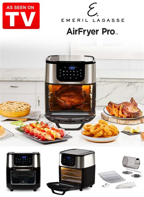 fryer emeril lagasse air fry cookware french carolwright carolwrightgifts smart airfryer masher mini xl saving outlet energy hanger entry way