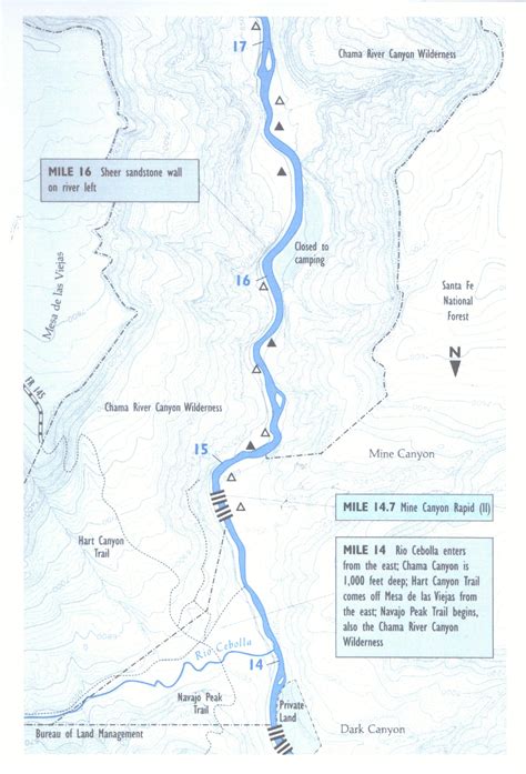 Wild And Scenic Rio Chama River Map Public Lands Interpretive Association