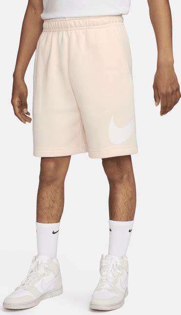 Nike Men S Sportswear Bb Gx Graphic Club Fleece Shorts In Guava Ice