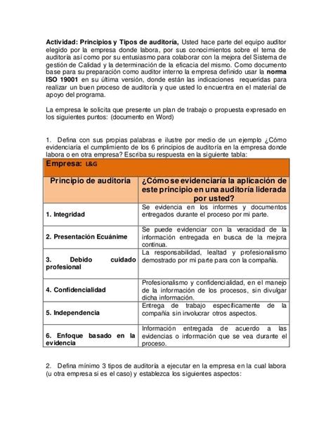 Ejemplo De Informe De Auditoria Interna En Word Opciones De Ejemplo