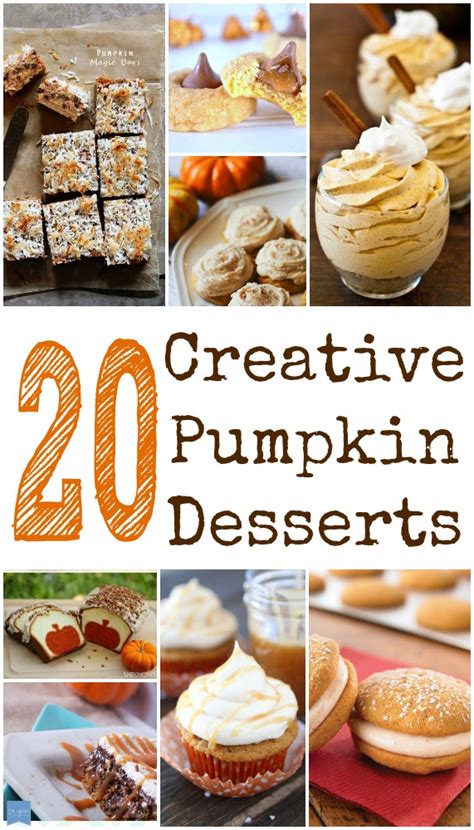 Cakes, cupcakes, cookies, pies, pumpkin treats and more! 20 Non-Traditional Pumpkin Dessert Recipes - Child at ...