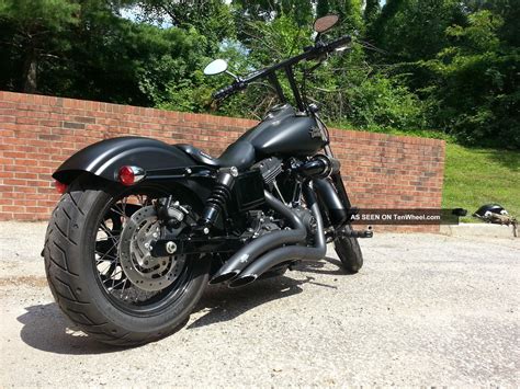 2014 Harley Davidson Dyna Street Bob Matte Black