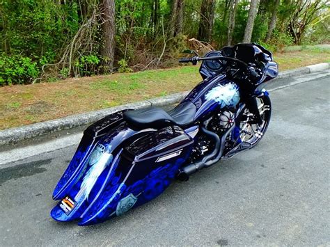 Custom cycles ltd custom bagger harley davidson street glide road king 30 inch wheel. custom harley baggers paint jobs - Google Search (With ...