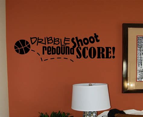 Basketball Vinyl Wall Decal By Homesweetwalls On Etsy 3400 Boys