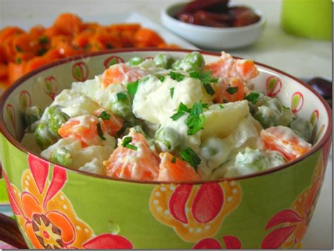 Oubliez vos tristes souvenirs de cantine !. Macédoine de légumes / mayonnaise | Le Blog cuisine de Samar