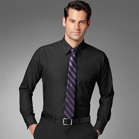 Womens fitted black dress shirt are available in. Mens Van Heusen® Fitted Wrinkle-Free Dress Shirt | Boscov's