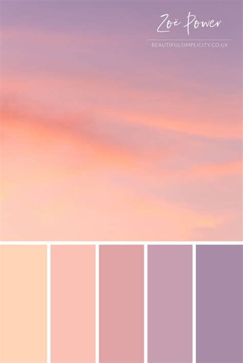 Dreamy Sunset Skies In Pretty Pastel Shades Inspired This Summer Colour