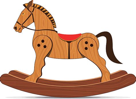 Royalty Free Rocking Horse Clip Art Vector Images And Illustrations Istock