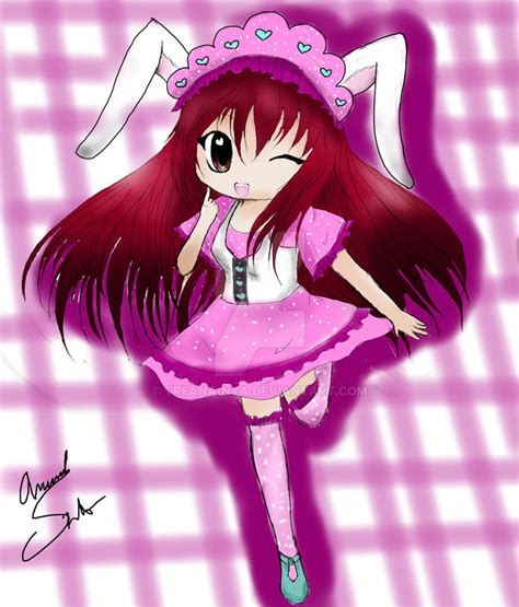 Chibi Girl Bunny By Treana Nya On Deviantart