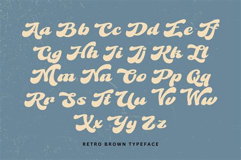 Retro Brown Font Fonts Hungry