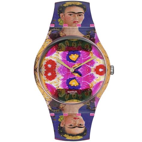 Swatch X Centre Pompidou The Frame By Frida Kahlo Watch New With Box