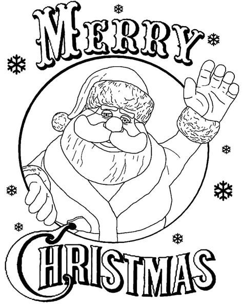 Free Printable Merry Christmas Coloring Page Download Print Or Color
